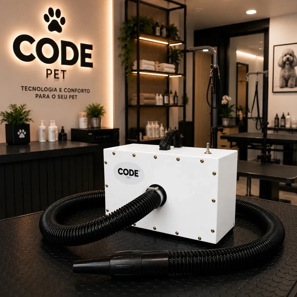 Soprador pet de dois motores, foto real do produto
